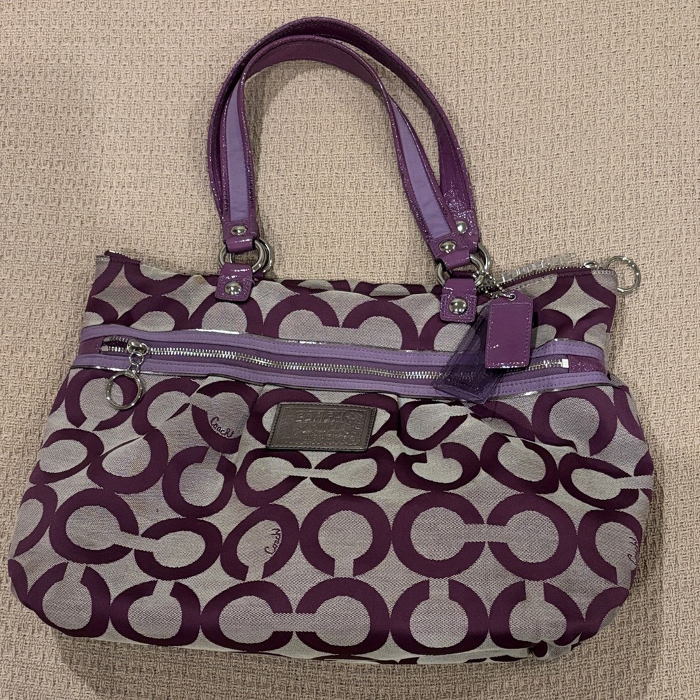 Coach Poppy Purple Bag